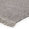 Caraway Handmade Solid Rug in Gray & Cream