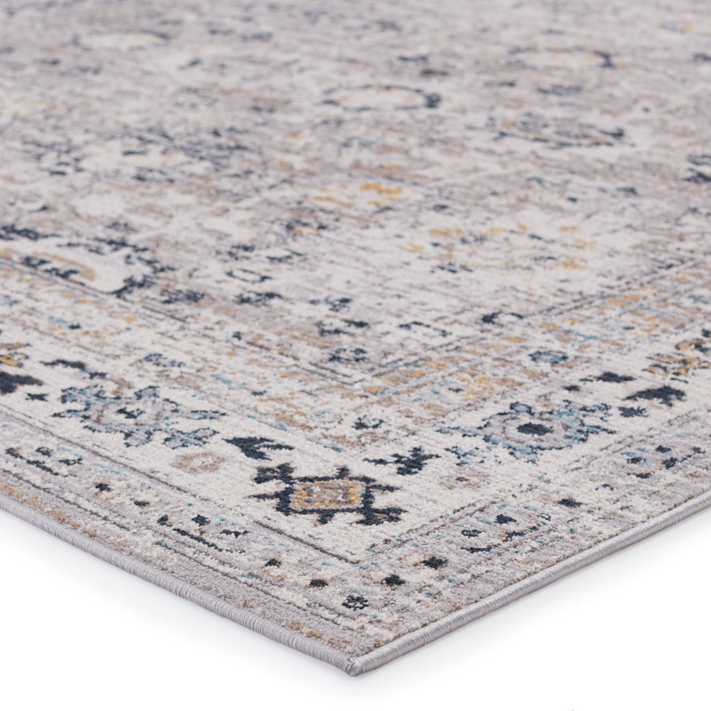 Herena Oriental Grey & Dark Blue Rug by Jaipur Living