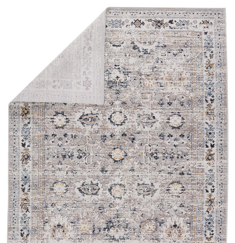 Herena Oriental Grey & Dark Blue Rug by Jaipur Living