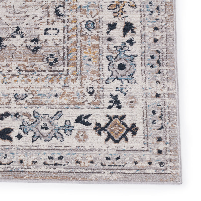 Herena Oriental Grey & Dark Blue Rug by Jaipur Living