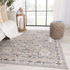 Herena Oriental Grey & Dark Blue Rug by Jaipur Living