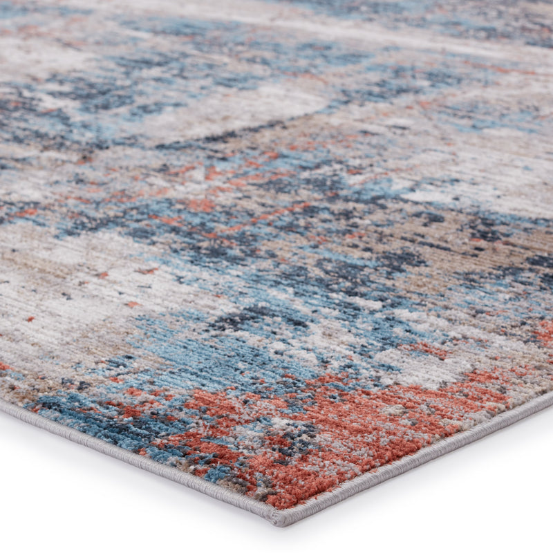 Casiane Abstract Red & Blue Rug by Jaipur Living