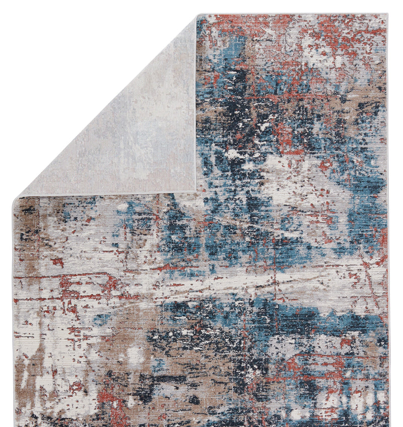 Casiane Abstract Red & Blue Rug by Jaipur Living