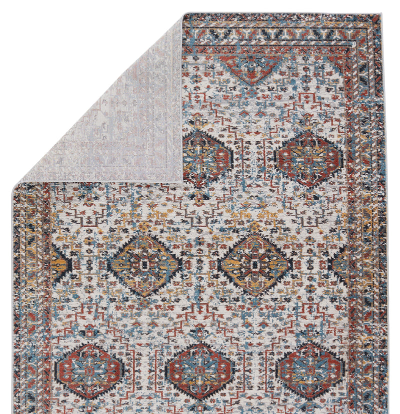 Gordiana Medallion Multicolor & White Rug by Jaipur Living