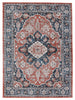 Palama Medallion Blue & Red Rug by Jaipur Living