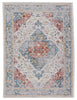 Syagria Medallion Blue & Red Rug by Jaipur Living