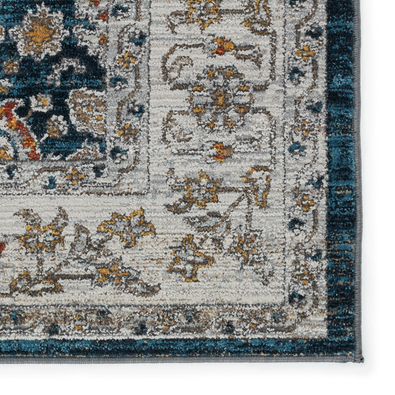 Byzantine Endellion Blue & Gold Rug 4