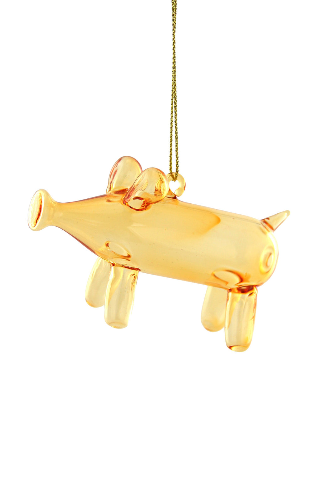 Balloon Pig Holiday Ornament in Orange by Cody Foster & Co.