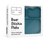 Bear Stickie Plate - Blue Dusk