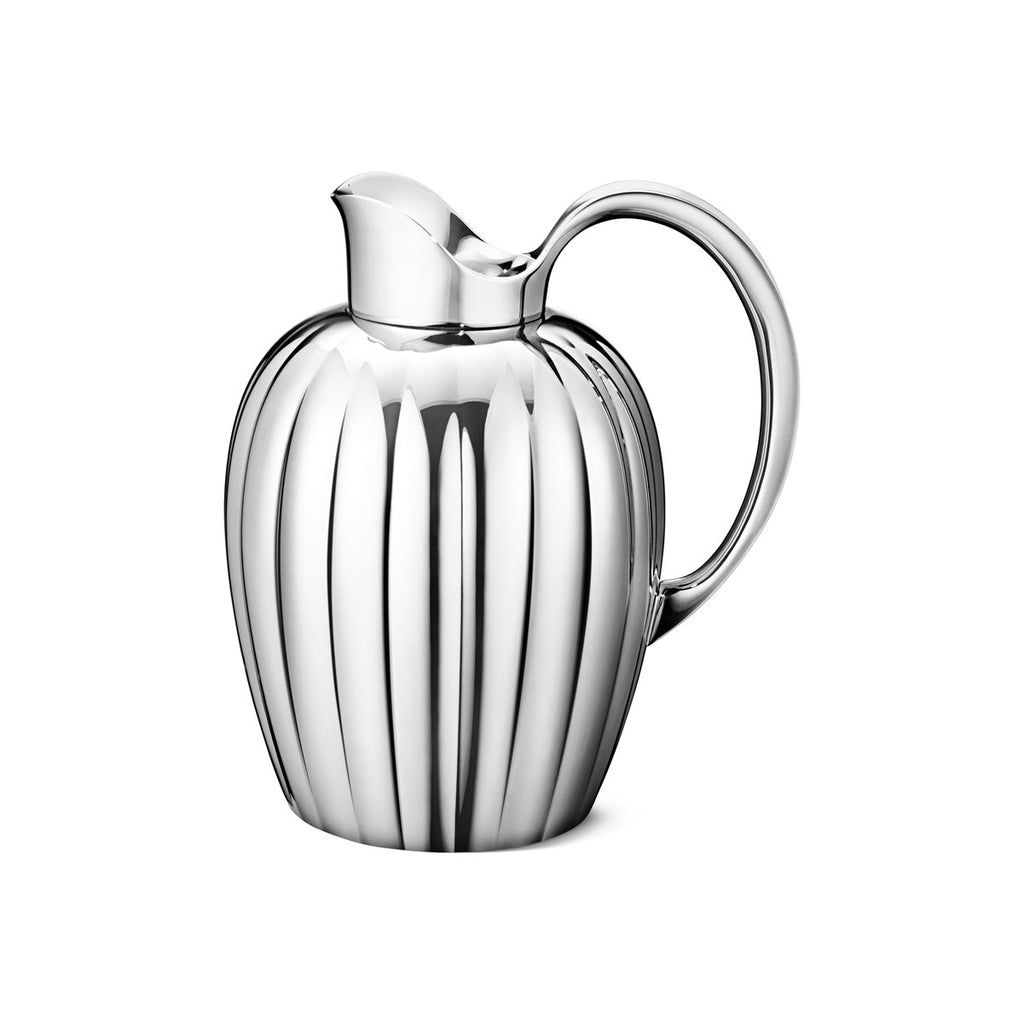 Bernadotte Modern Pitcher, Stainless Steel