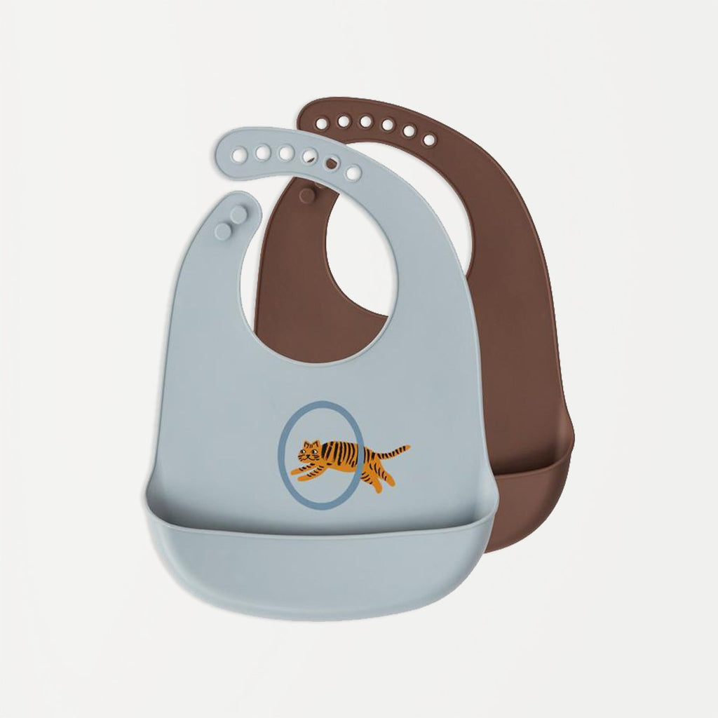 Bib Tiger, Set of 2