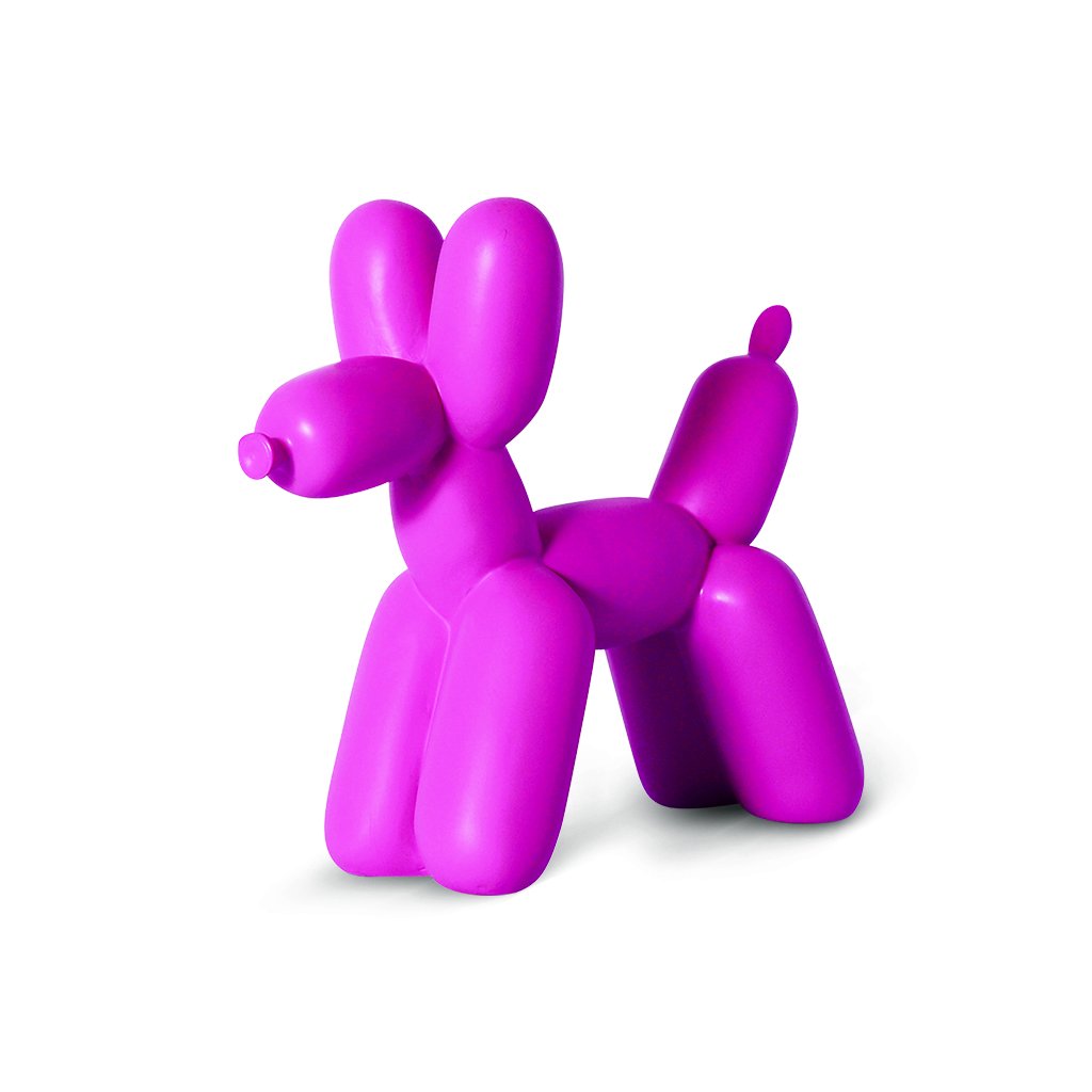 Big Top Balloon Dog Bookend - Magenta