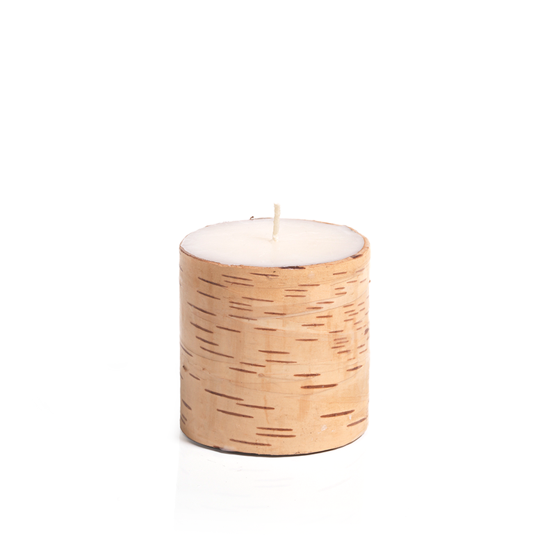 Birchwood Pillar Candle by Panorama City