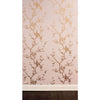 Bird Watching Removable Wallpaper in Rose Pink and Gold