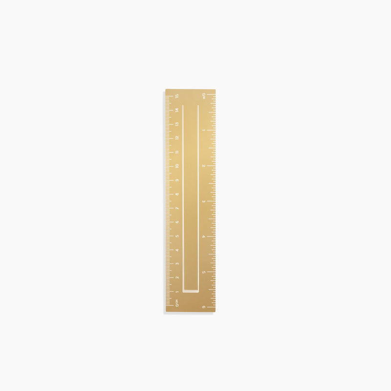 Brass Bookmark Ruler