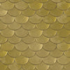 Brass Belly Removable Wallpaper in Old World Brass Metallic