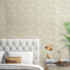 Brass Belly Removable Wallpaper in Pearl