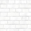 Brick Removable Wallpaper in White