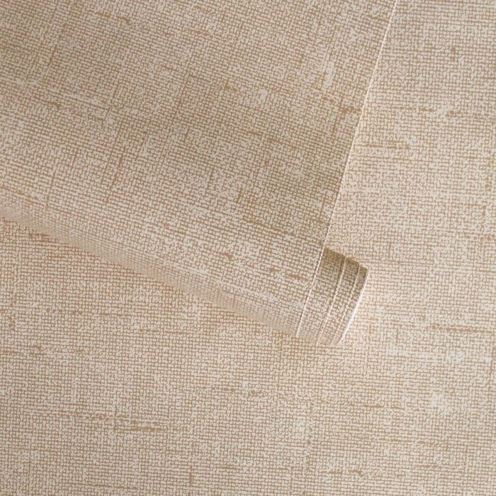 Burlap Removable Wallpaper in Natural