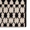 Traveller Indoor/ Outdoor Geometric Black & Ivory Area Rug