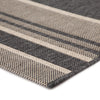 Pilot Indoor/ Outdoor Stripe Gray & Beige Area Rug