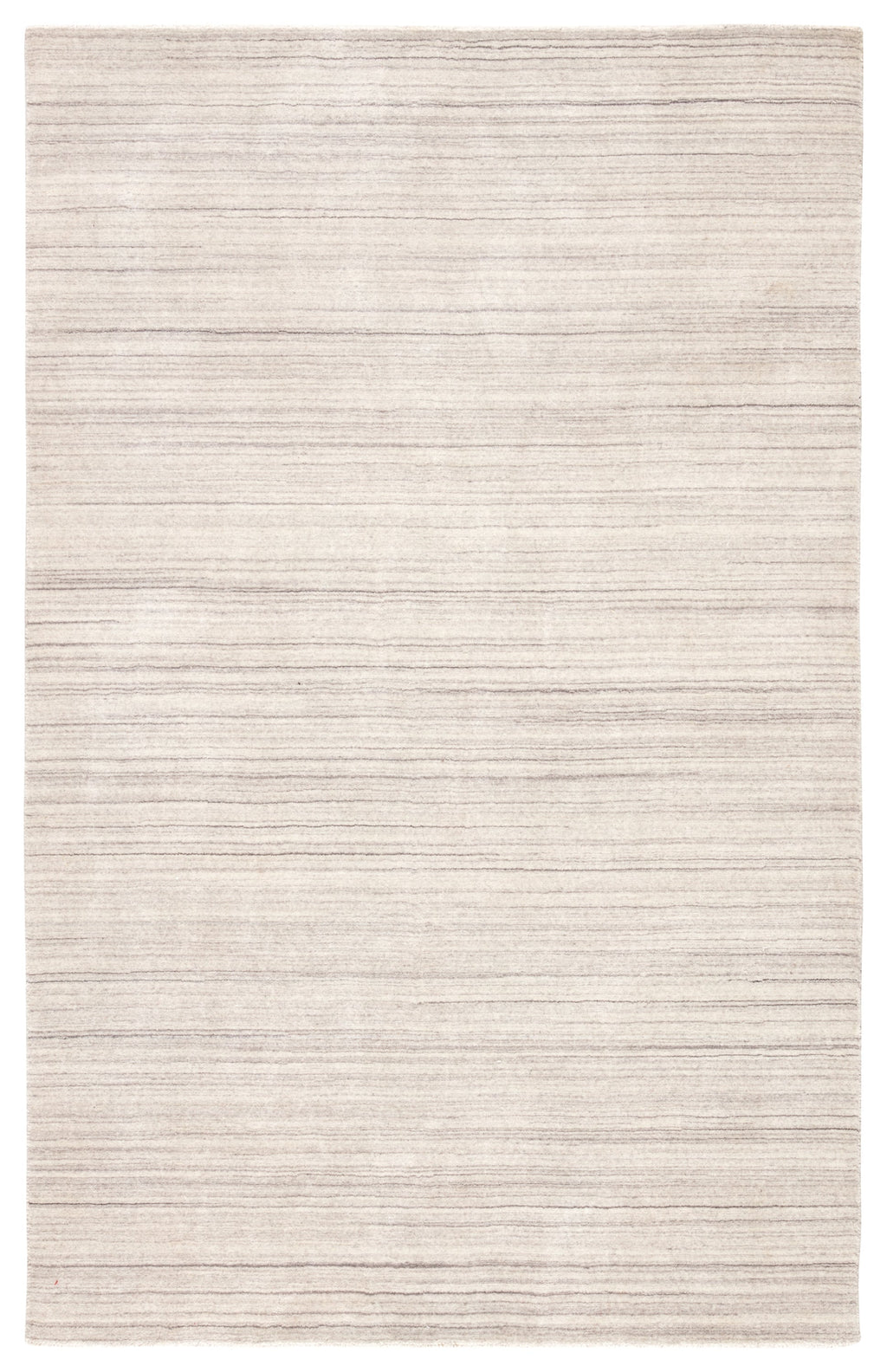 Tundra Handmade Solid White & Gray Area Rug