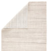 Tundra Handmade Solid White & Gray Area Rug