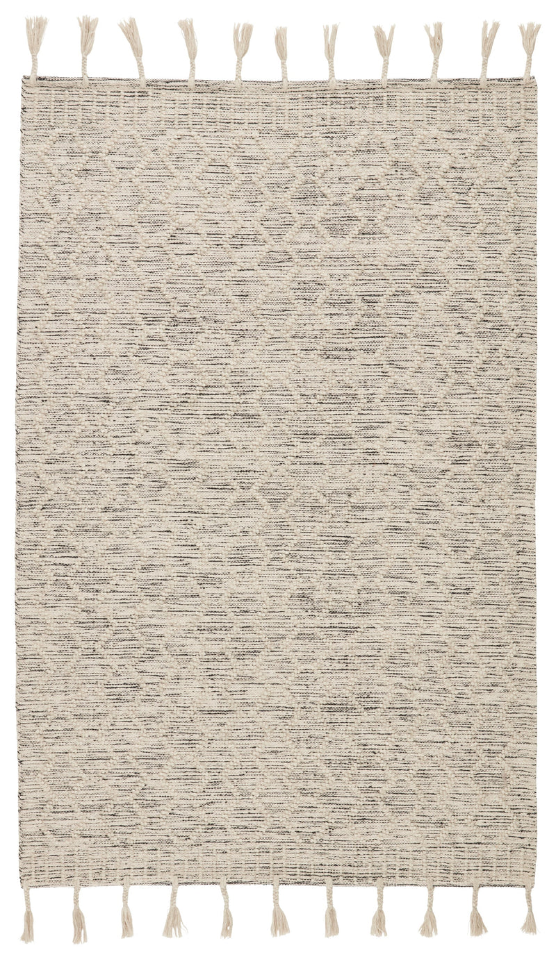 Alemeda Handmade Trellis Cream & Black Rug