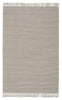 Skye Handmade Solid Rug in Light Gray & Taupe