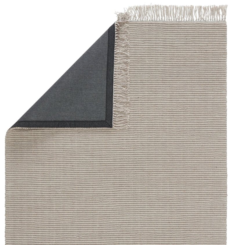 Skye Handmade Solid Rug in Light Gray & Taupe