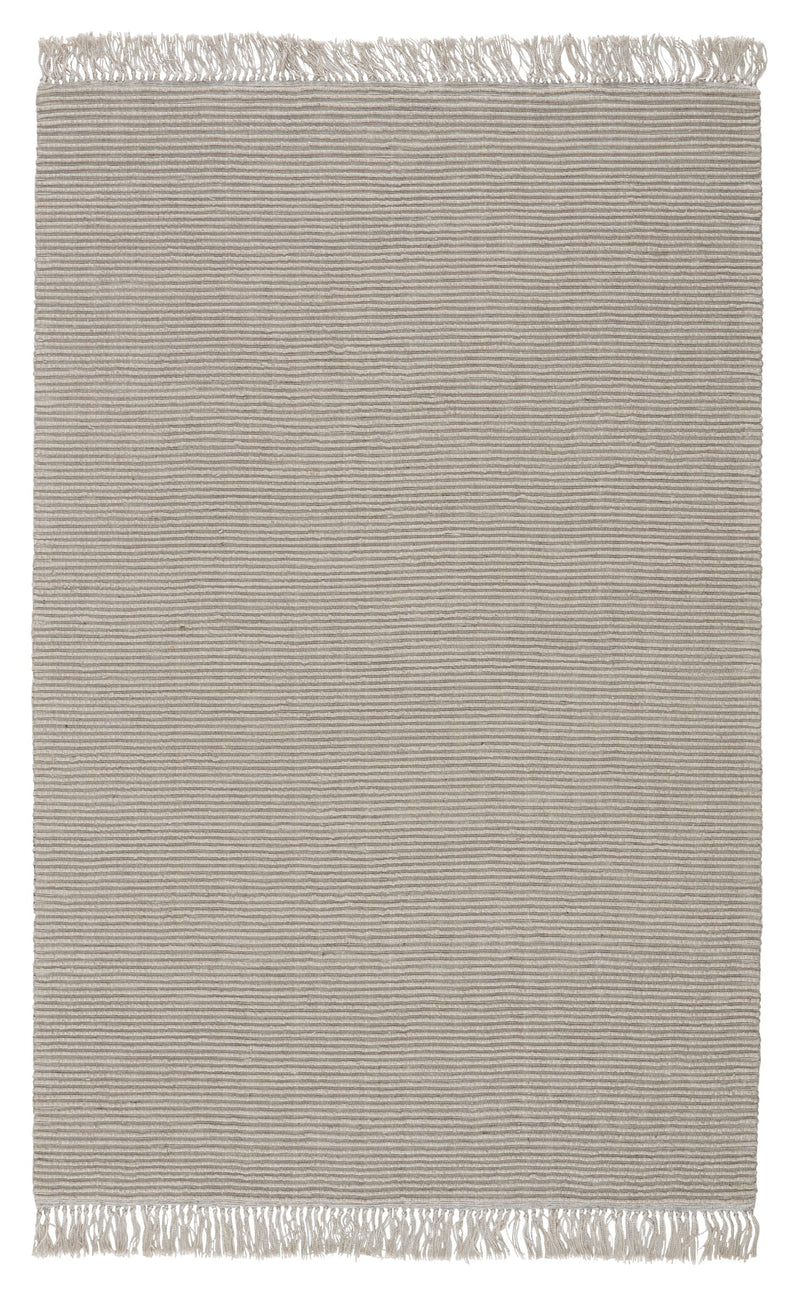 Skye Handmade Solid Rug in Light Gray & Taupe