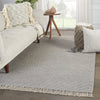 Skye Handmade Solid Rug in Gray