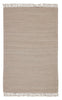 Skye Handmade Solid Rug in Tan & Light Gray