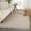 Skye Handmade Solid Rug in Tan & Light Gray