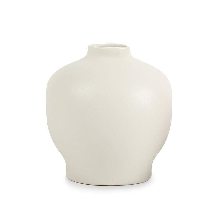 Ceramic Blossom Vase in Various Colors