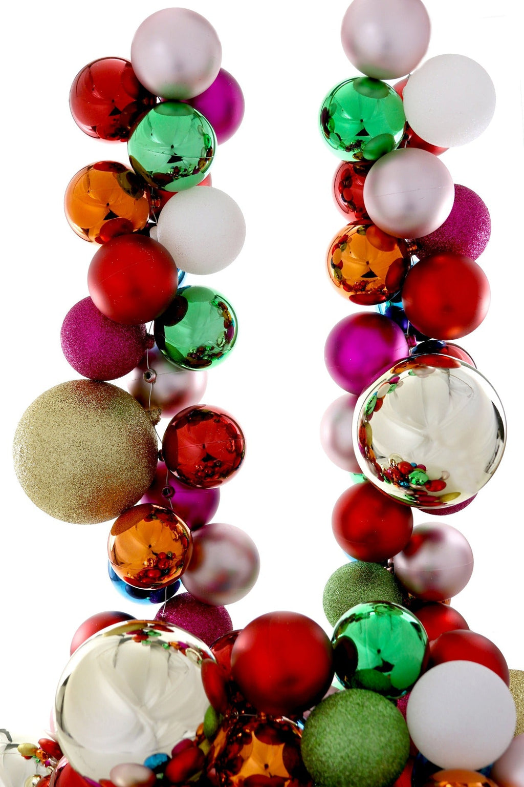 collected ornament garland in various colors 2