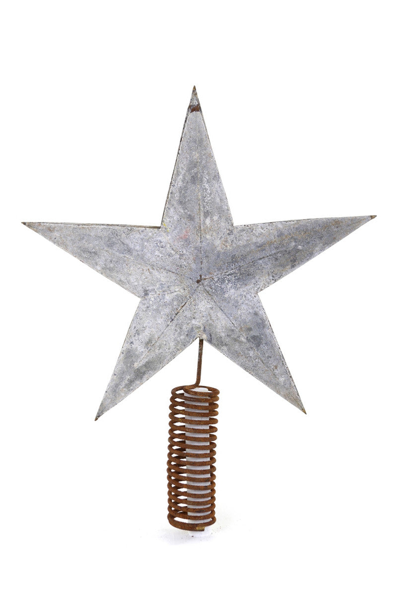 Yesteryear Tree Topper in Rustic Zinc