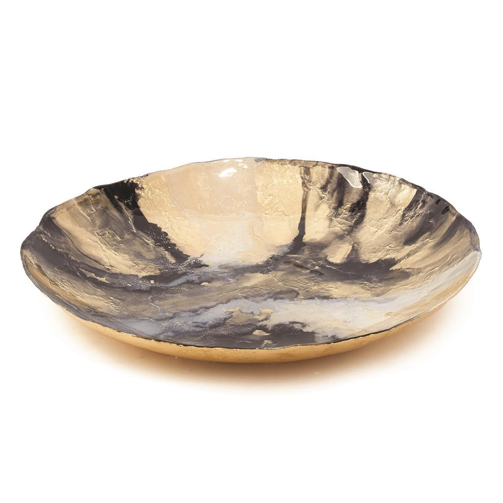 Nuit d'Or Gold and Black Platter