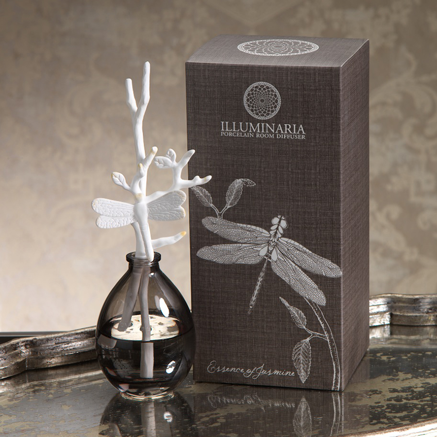 Illuminaria Porcelain Diffuser/Essence of Jasmine