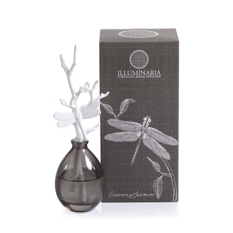 Illuminaria Porcelain Diffuser/Essence of Jasmine