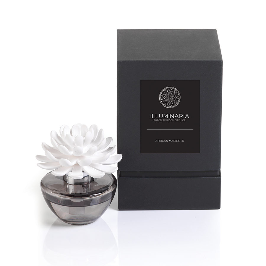 Illuminaria Porcelain Diffuser in Gray Bottle