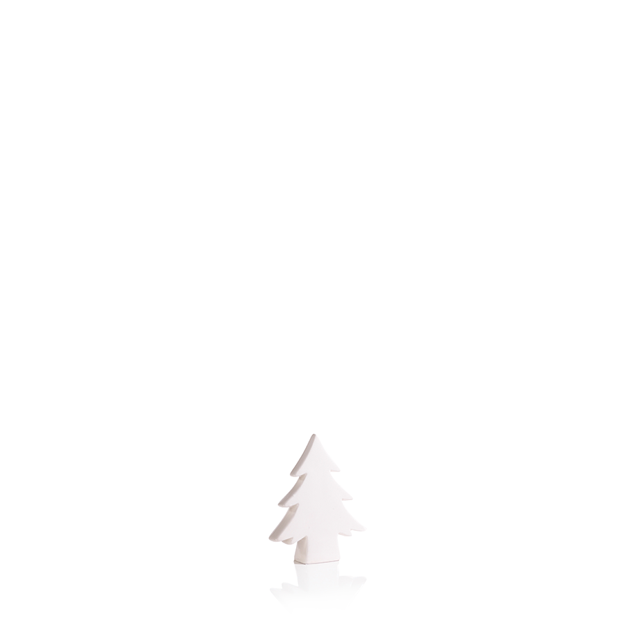 Teton White Ceramic Tree in Various Sizes