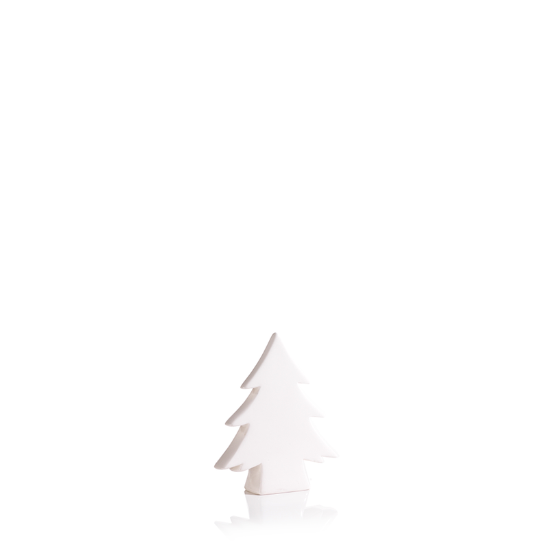 Teton White Ceramic Tree in Various Sizes