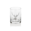 Stag Head Double Old Fashioned Glasses - Set of 6