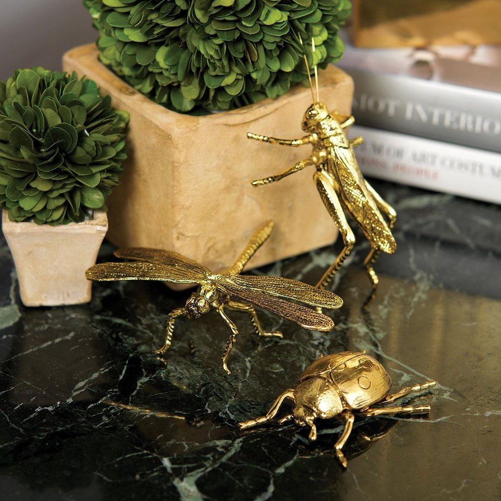 Decorative Gold Ladybug