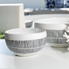 Portofino Ceramic Bowls in White