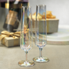 Festive Iridescent Champagne Flute