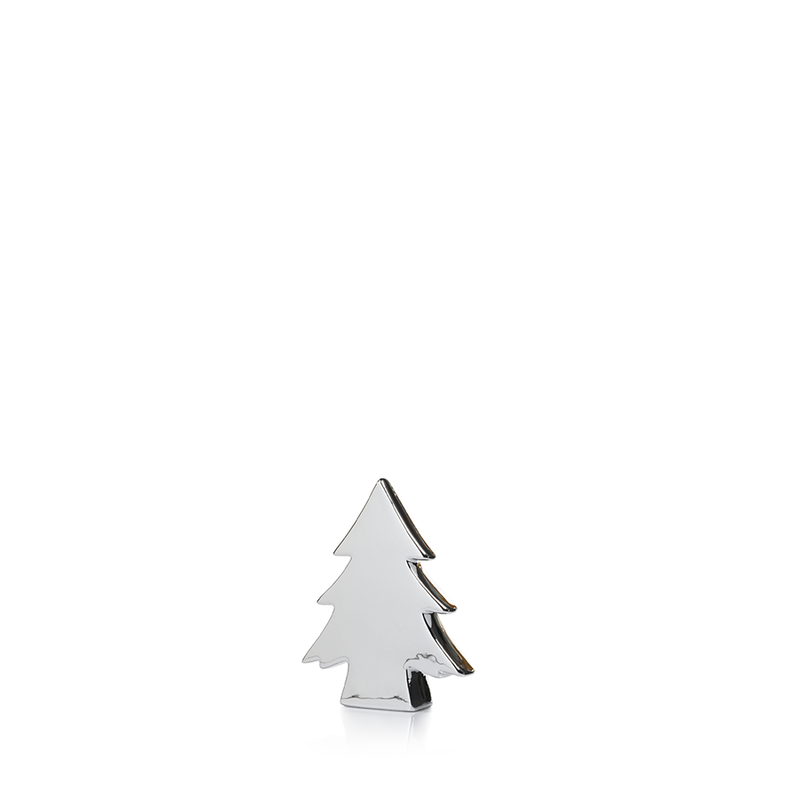 Teton Silver Ceramic Tree in Various Sizes