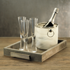 Livogno Drinkware on Hammered Stem