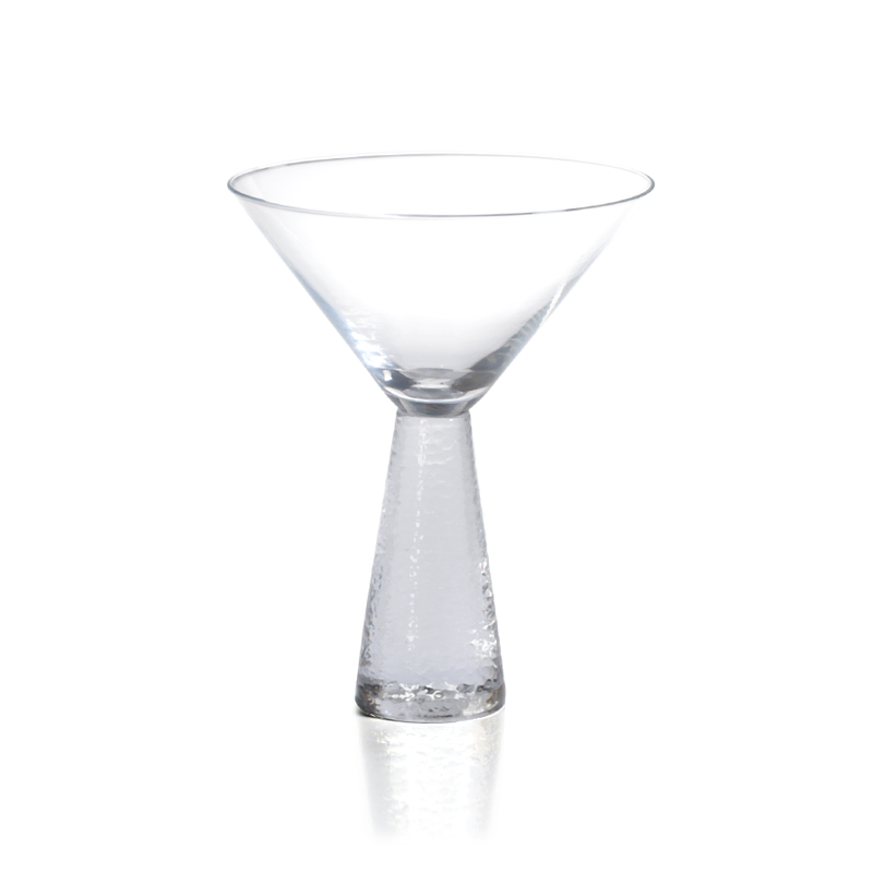 Livogno Drinkware on Hammered Stem